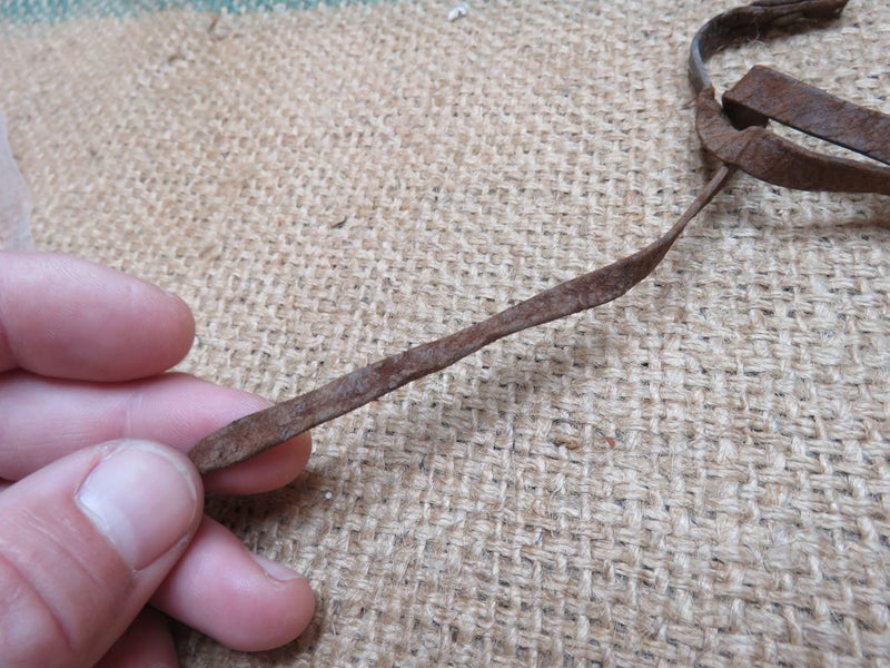 Awesome Old Military WW1 / WW2 Helmet Leather Strap Unidentified Carousel 4