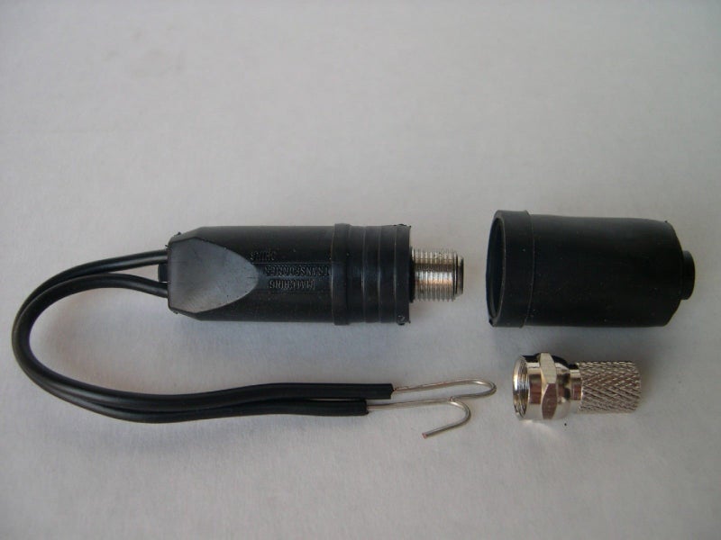 TV Freeview UHF Terrestrial FM Stereo Balun Adapter Male Femal F Type 1x Choice Carousel 2