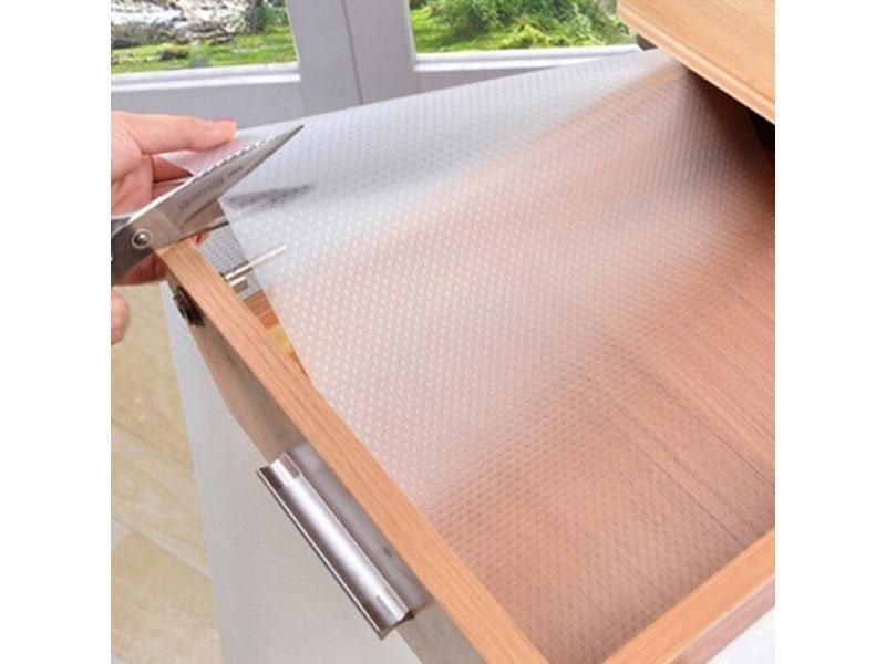 Waterproof Pad Shelf Drawer Liner Cabinet Non Slip Table Cover Mat Refrigerator Carousel 1
