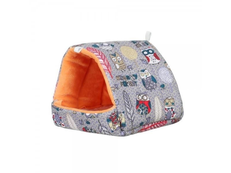1 Pcs Hamster House Guinea Pig Nest Small Animal Sleeping Bed Winter Warm Carousel 1