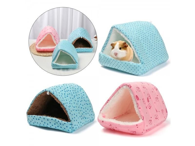 1PC Mini Soft Animal Hammock Nest Ferret Rabbit Guinea Pig Rat Hamster Mice Bed Carousel 2