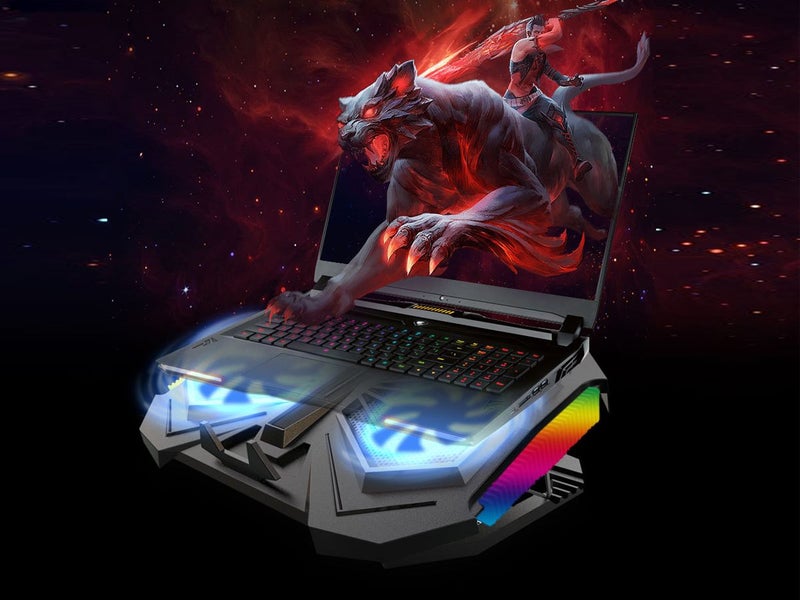 Laptop Cooler RGB Carousel 8