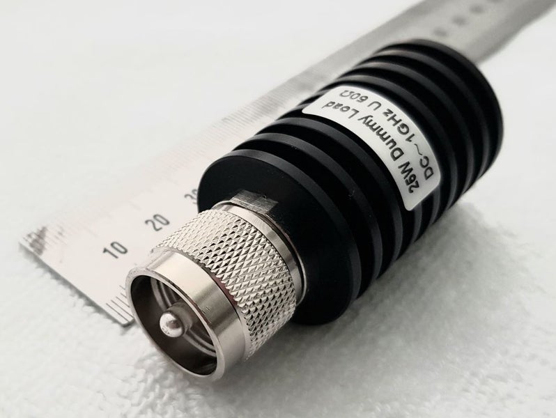 TECHOMAN Dummy Load 50 Ohm, 25 Watt, DC to 1GHz - Ham, Amateur Radio or CB. Carousel 1