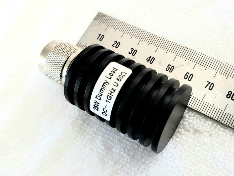 TECHOMAN Dummy Load 50 Ohm, 25 Watt, DC to 1GHz - Ham, Amateur Radio or CB. Carousel 2
