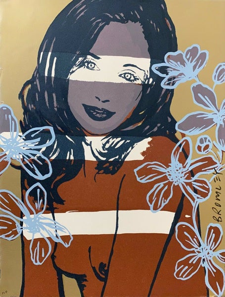 DAVID BROMLEY Nude "Gillian" Signed Limited Edition Print, 76cm x 56cm Carousel 1