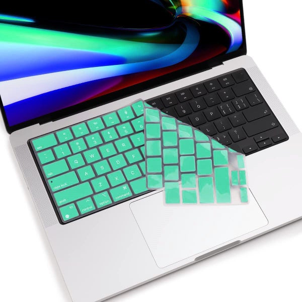 MacBook Air 15 (M4, 2025) A3241 Keyboard Cover Skin [Turquoise] Carousel 1