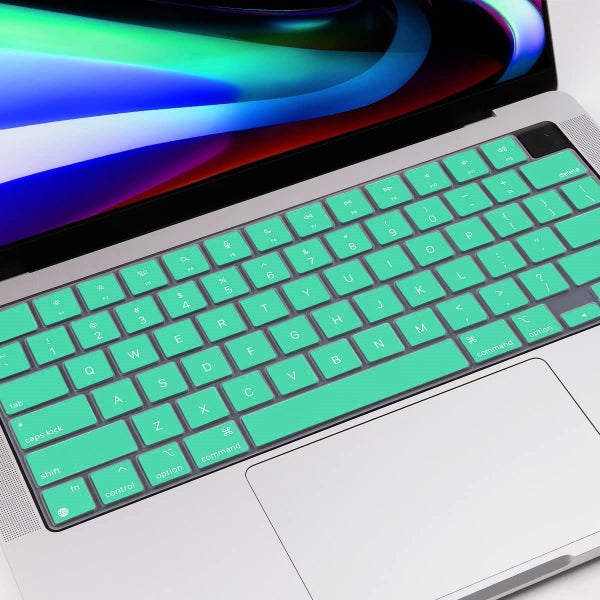 MacBook Air 15 (M4, 2025) A3241 Keyboard Cover Skin [Turquoise] Carousel 2