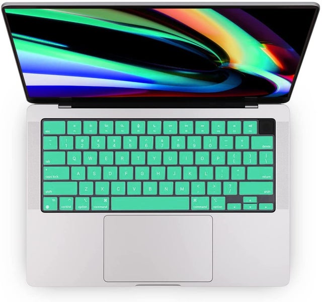 MacBook Air 15 (M4, 2025) A3241 Keyboard Cover Skin [Turquoise] Carousel 6