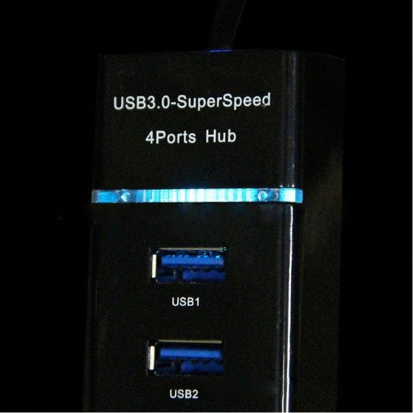Usb 3.0 Hub High Speed 4 Port Independent Switch Four Bit Splitter Multi Interf Carousel 2