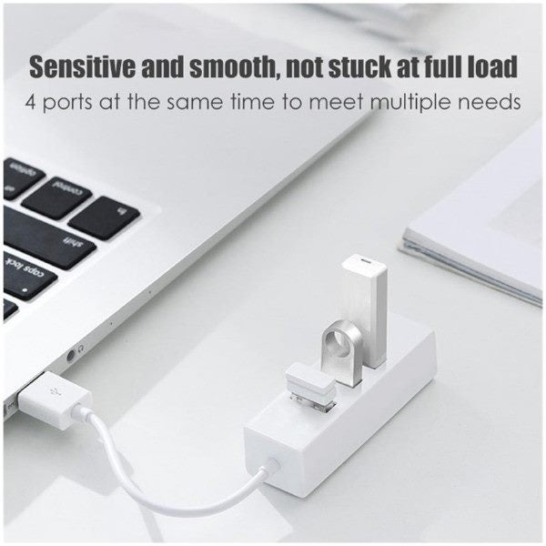 Hub Usb Multi 2.0 Splitter High Speed 4 Port All In One For Pc Windows Macbook Carousel 2