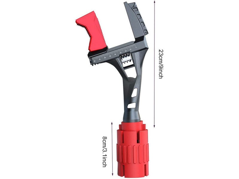 3 In 1 Adjustable Wrench Large Opening Spanner Wide Jaw Plumbing Repair Tool Carousel 9