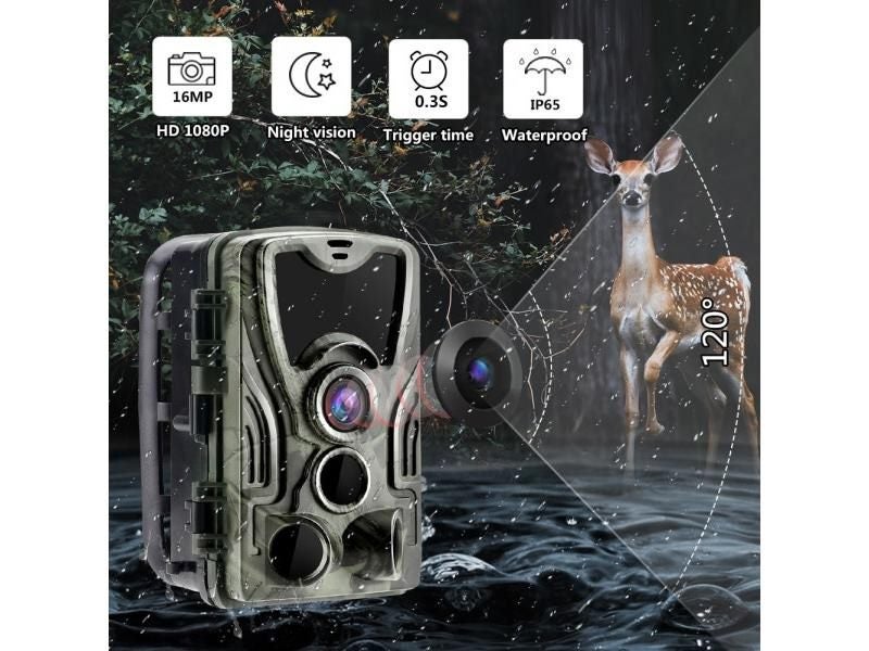 HC801A Hunting Trail Camera 120° 0.3s Motion Activated Night Vision Outdoor Carousel 2