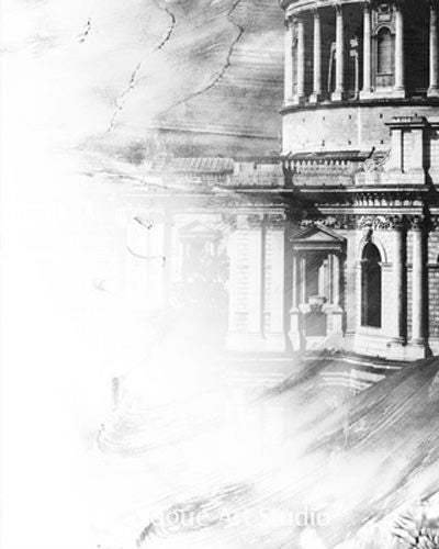 St Paul's Cathedral Artwork - Limited-Edition Print - 240mm x 300mm Carousel 2