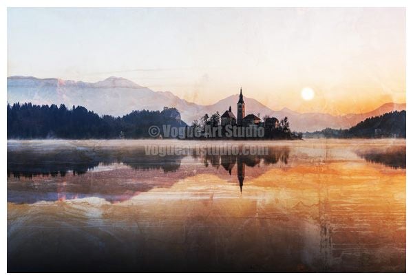 Lake Bled Artwork - Limited-Edition Print - 300mm x 200mm Carousel 1