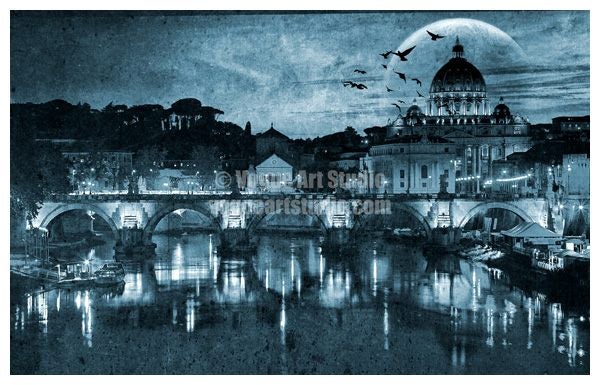 The Tiber Artwork - Limited-Edition Print - 300mm x 189mm Carousel 1