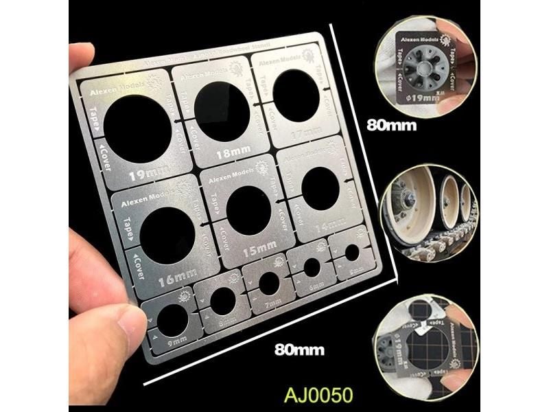 Military Model Tank Wheels Adjustable General-purpose Leakage Model Tool Carousel 2