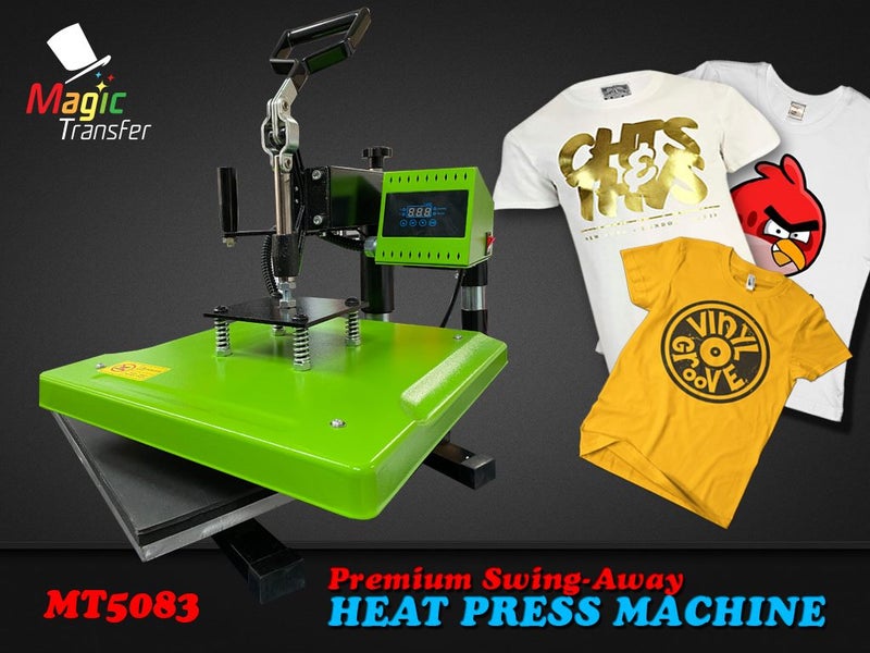 MT5083 Premium Swing-Away 360° Rotary Heat Press-12 months Warranty -Check Video Carousel 1