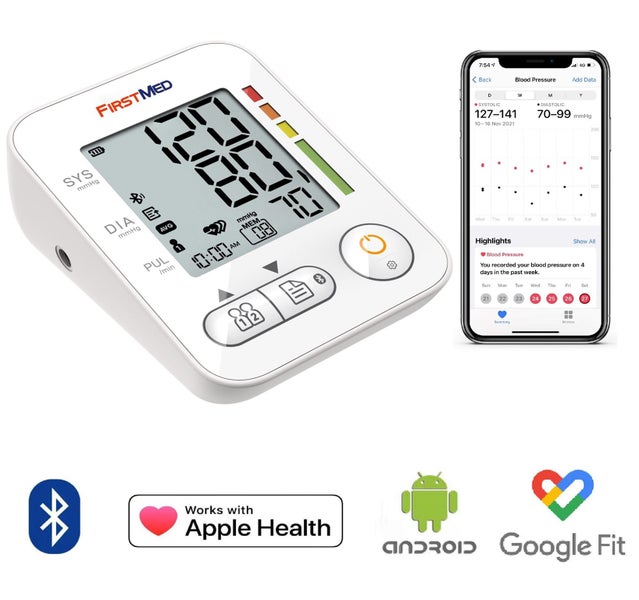 Brand New Digital Bluetooth Wireless Blood Pressure Monitor Machine Large Cuff Carousel 1