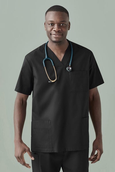 Tokyo V-Neck Scrub Top - Mens - 4 Colour Options - Sizes 2XS to 5XL Carousel 1
