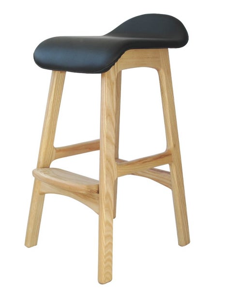 Replica Erik Buch Barstool - Ash / Black 66cm Carousel 1