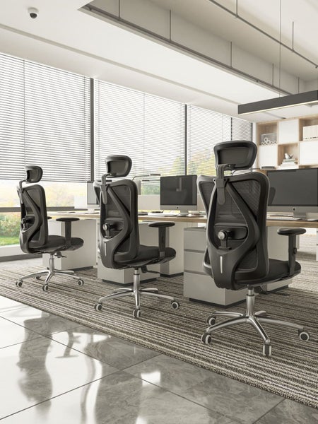 Sihoo M18 Ergonomic Office Chair (Black) Carousel 2