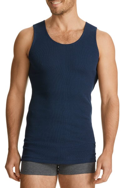 Mens Bonds Bulk 9 Pack Chesty Navy Blue Singlet Singlets Sz S M L Xl 2Xl 3Xl 4Xl Carousel 1