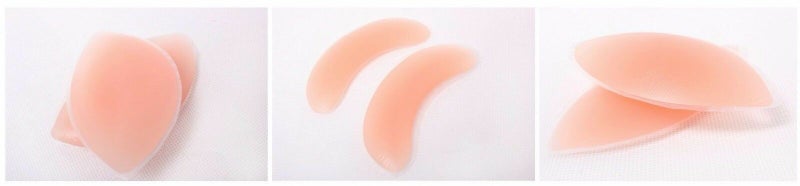 3 Pack Set X Womens Push Up Silicone Bra Inserts Breast Cleavage Chicken Fillets Carousel 2
