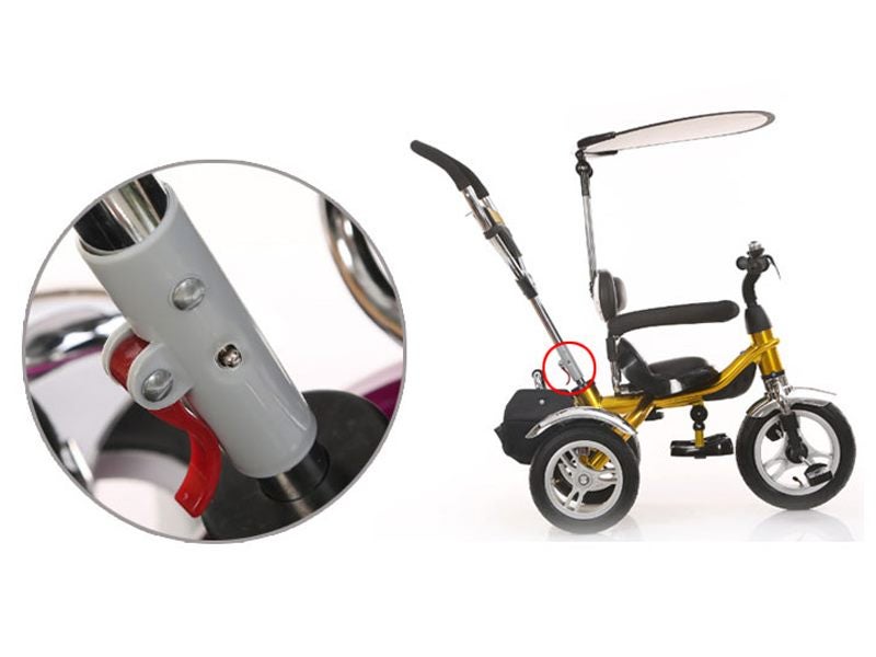 Stroller Kids Pram Toddler Trike With sunroof Carousel 4