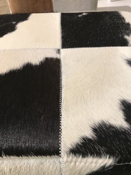 Cowhide ottoman Carousel 2