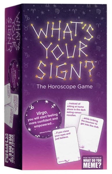 What Do You Meme What's Your Sign? Party Game Carousel 1