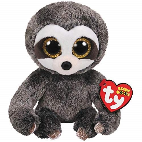 Ty Beanie Boos Dangler grey Sloth reg Carousel 1