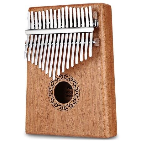 W - 17T 17 Keys Tone Wooden Thumb Piano Portable Finger Musical Instrument Carousel 5