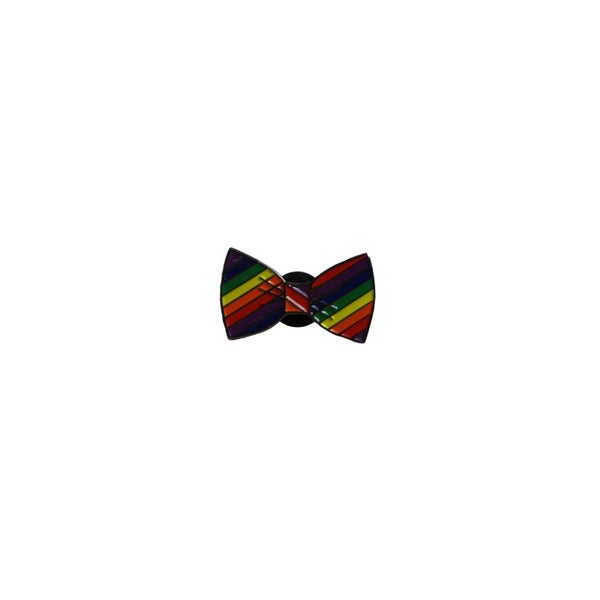 Rainbow Pride Bow Tie Lgbt Brooch Blazer Shirt Pin Carousel 1