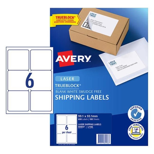 Avery Label L7166-100 100 Sheets Laser Carousel 3