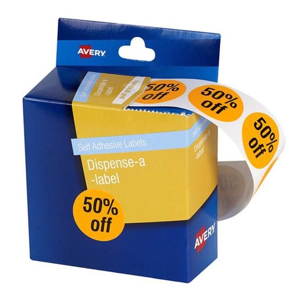 Avery Labeldmc24fo 50% Off Dispenser 500 Pk Carousel 1