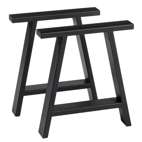 2Pcs Table Legs Industrial Metal Cuter Laptop Desk Coffee Dining Table Steel Carousel 1