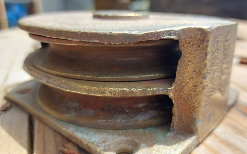 Solid Bronze Pulley Blocks [17937] Carousel 1