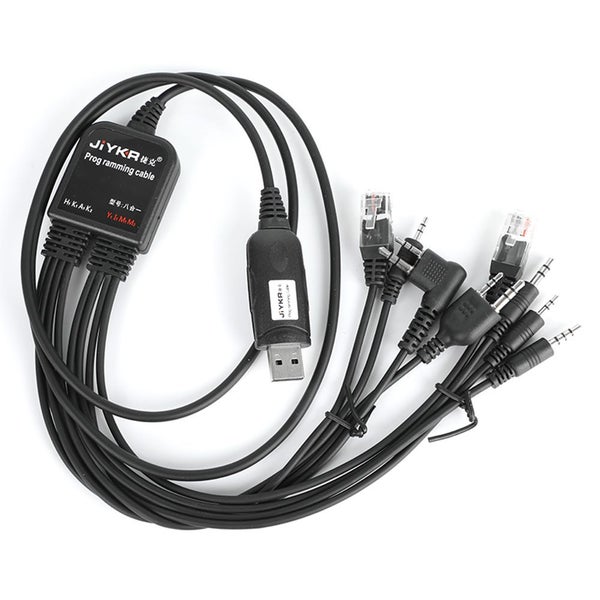 Abbree 8 in 1 USB Programming Cable for UV5R UV82 888S For TYT Kenwoods Carousel 2