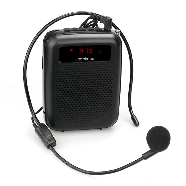 PR16R Portable Digital Display Screen FM Voice Amplifier with Recording Carousel 1