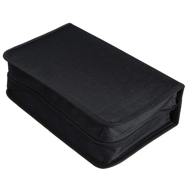 128pcs Portable Disc CD DVD Storage Bag Large Capacity Carry Case Holder Protect Carousel 2