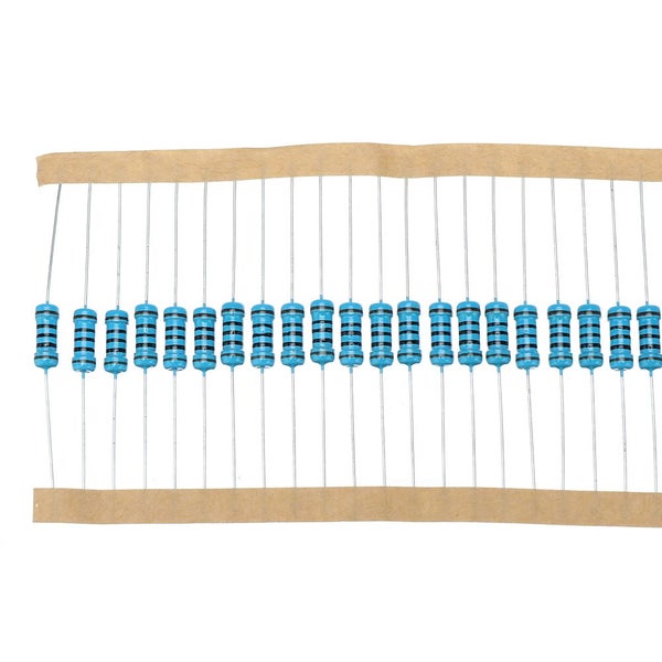 250pcs 1W Metal Film Resistor 1 % 100 ohm Resistance Carousel 8