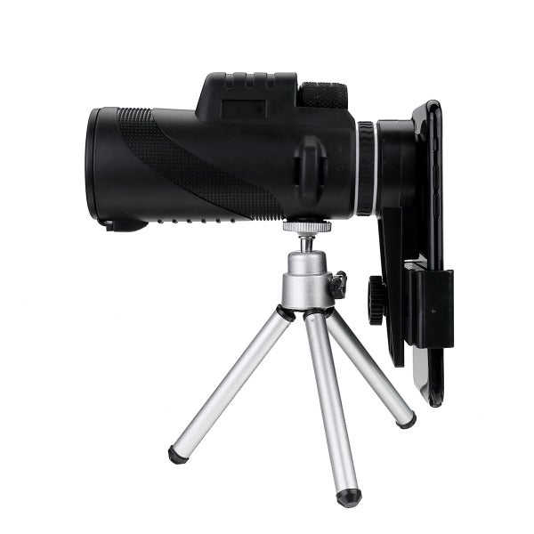 80X Phone Telescope Set Adult HD Monocular with Tripod + Phone Adapter for Trave Carousel 2