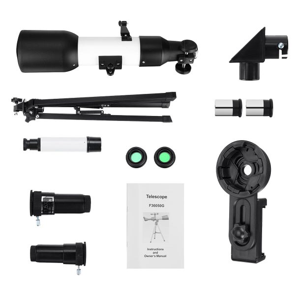 Astronomical Telescope 150x Zoom HD High-Power Portable Tripod Night Vision Carousel 10