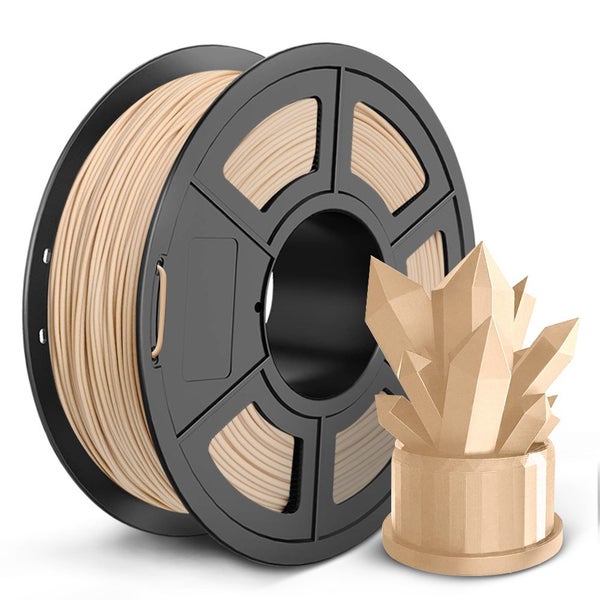 SUNLU 1KG WOOD Fiber 1 . 75MM Filament Wood PLA filament for 3D Printer Carousel 1