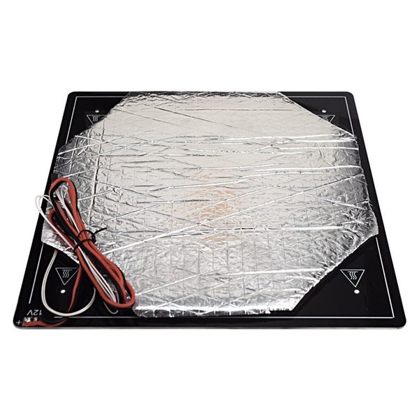 BUJIATE 12V / 220W 310 * 310 * 3mm Heated Bed Aluminum Substrate Welding Line Co Carousel 1
