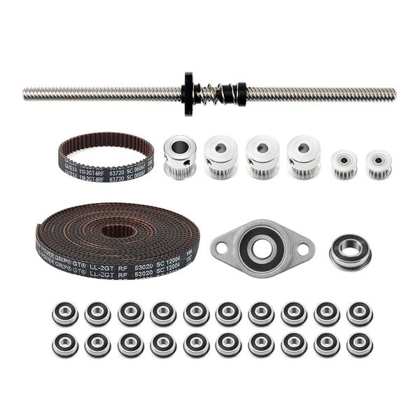 Voron V0 GT2 Belt Drive Kit + T8 Screw + F688 F623 Timing Wheel Kit for 3D Print Carousel 1