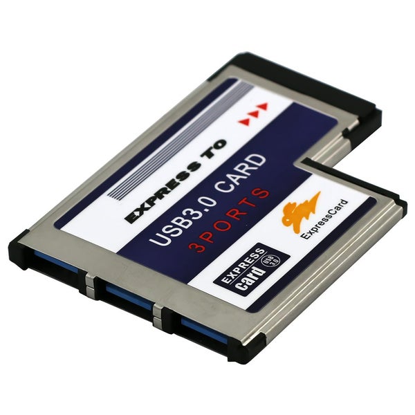 Gris Laptop USB3 . 0 Express Card Adapter Card 3 - port Expansion Card Express 3 Carousel 1