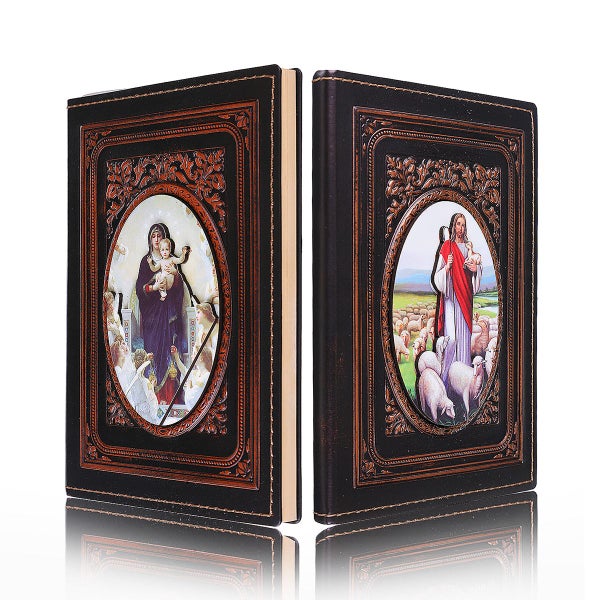 European Retro 3D Embossed PU Notebook Female Male Pattern A5 Notepad Vintage Jo Carousel 2