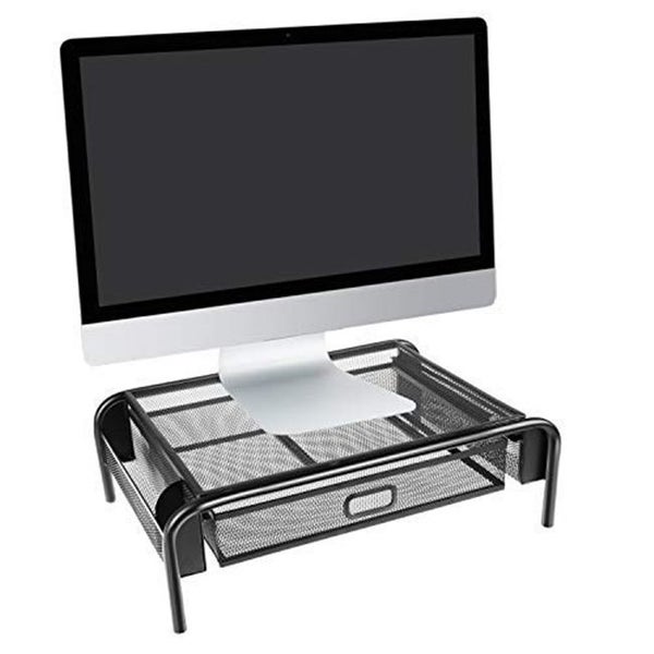 Mesh Steel Monitor Stand Riser Mesh Metal Printer Stand Holder Laptop Stand Carousel 1