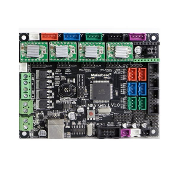 JGAURORA 12V - 24V MKS - GEN L Main Board With 4988 Driver Board for 3D Printer Carousel 1